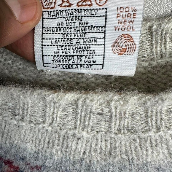 Jamieson's Shetland 100% pure wool sweater Woman's Size XXL Made in Scotland - Picture 5 of 8
